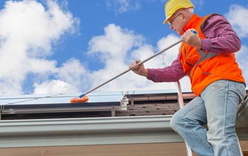 New Tredegar soft wash roof cleaning